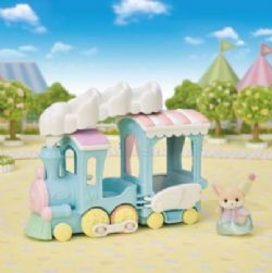 CALICO CRITTERS - TRAIN ARC-EN-CIEL FLOTTANT NUAGE